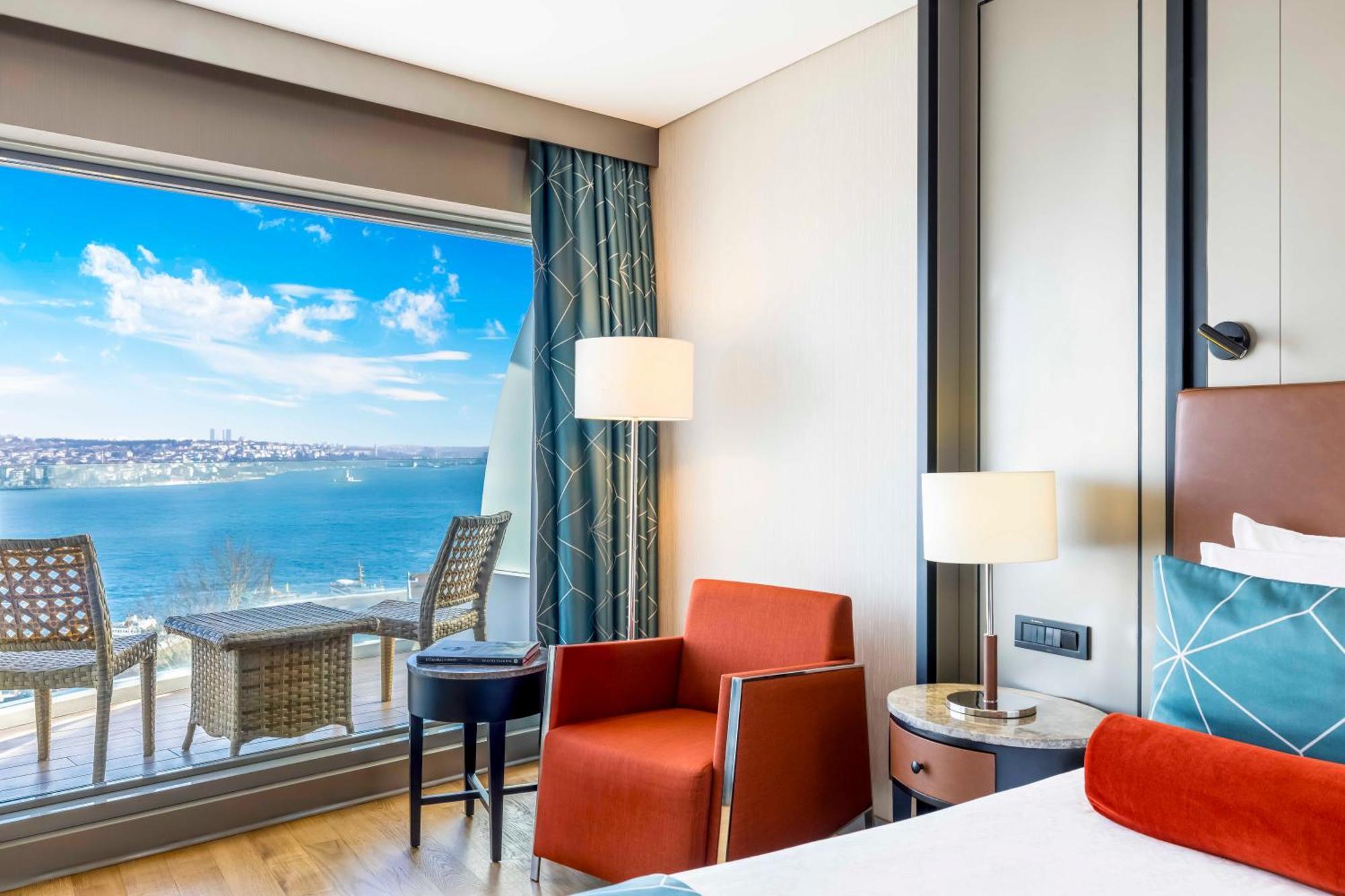 Deluxe Zimmer mit Balkon und Blick auf den Bosporus